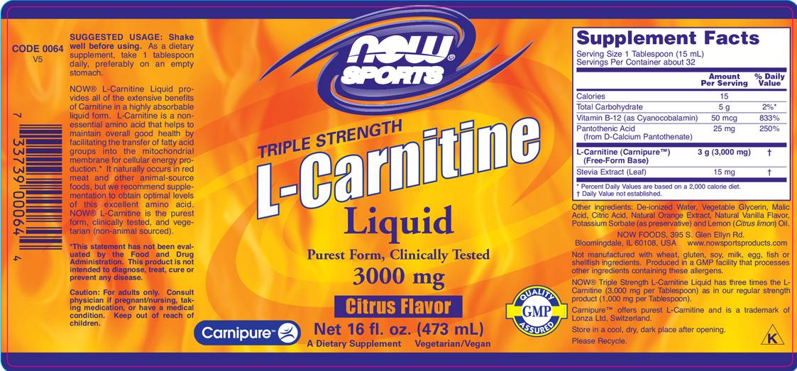 Liquido L -carnitina 3000 mg - 465 ml