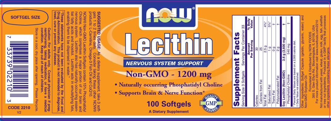 Lecitina / soia 1200 mg - 100 softgels