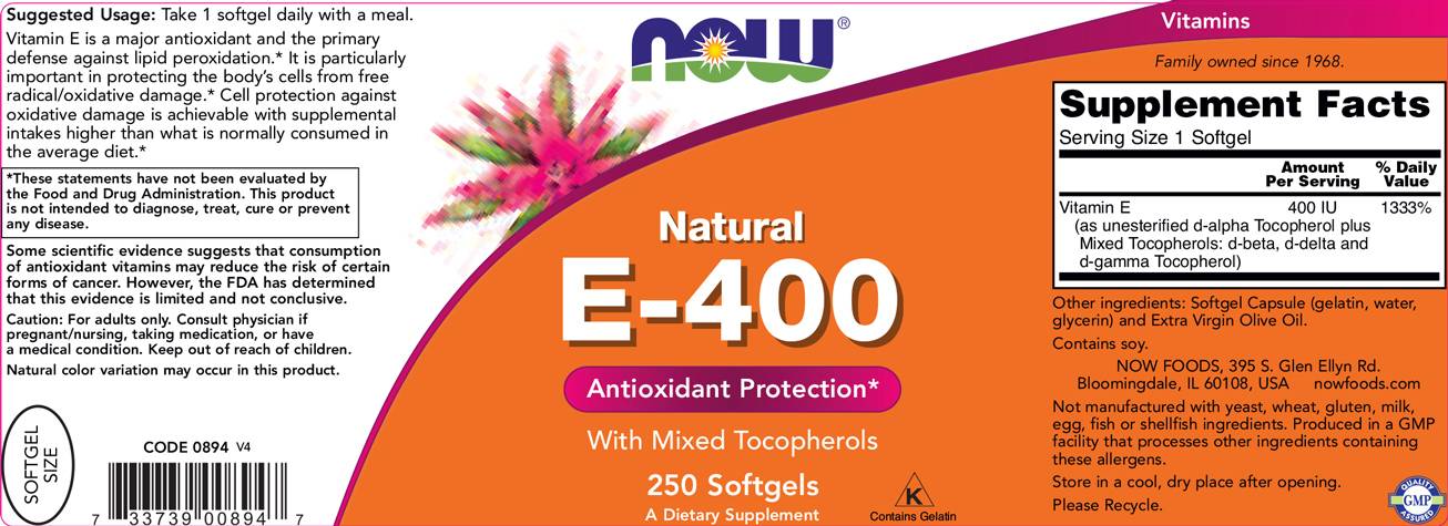 Vitamina E -400 IU MT - 100 capsule gel