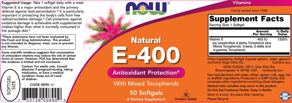 Vitamina E -400 IU MT - 100 capsule gel