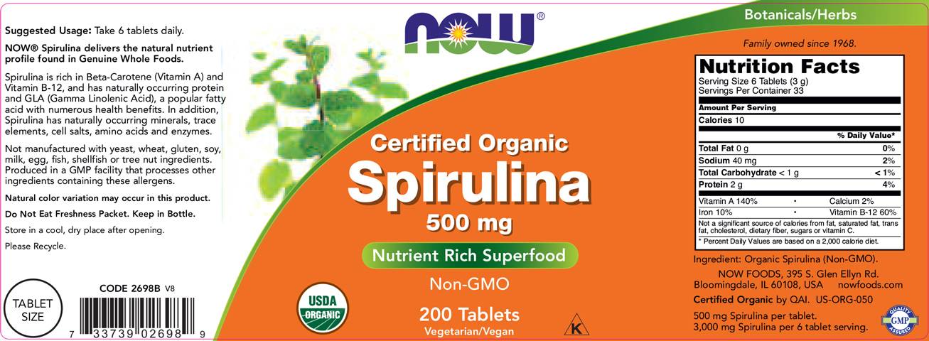 Spirulina 500 mg - 200 compresse