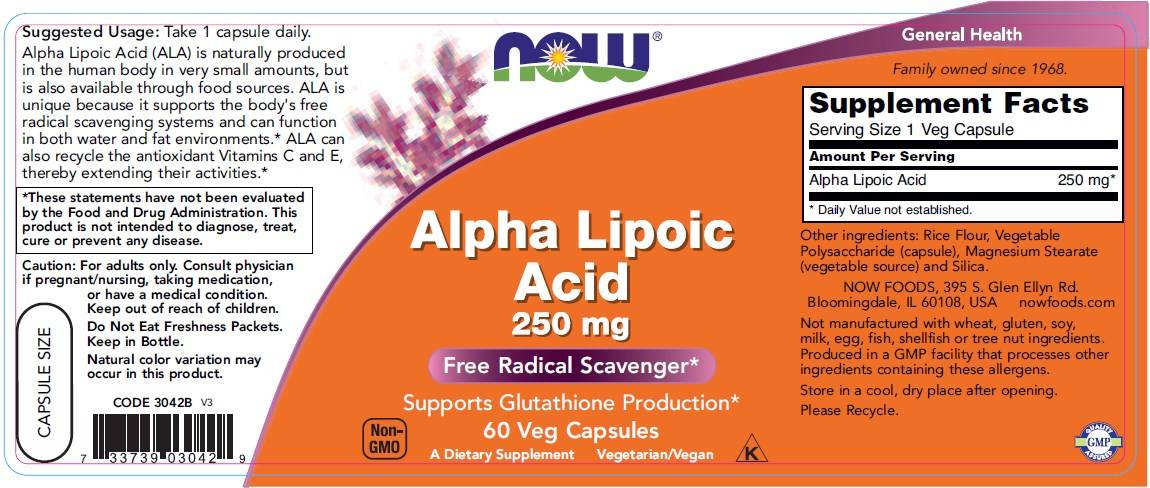 Acido alfa lipoico 250 mg - 60 capsule