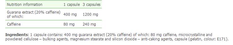 Guaranax - 60 capsules - Nutra Best Europe