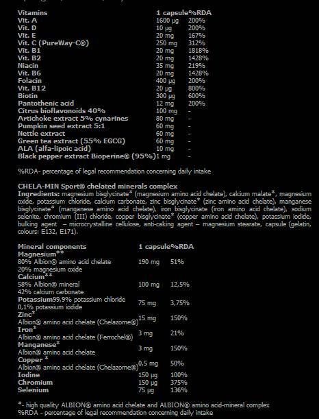 Vita -min Multiple Sport - 60 capsule