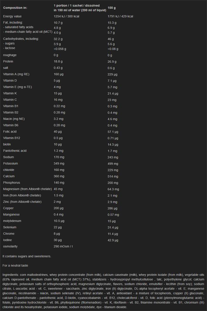 Proteina complessa di nucleamil 6 x 72 grammi