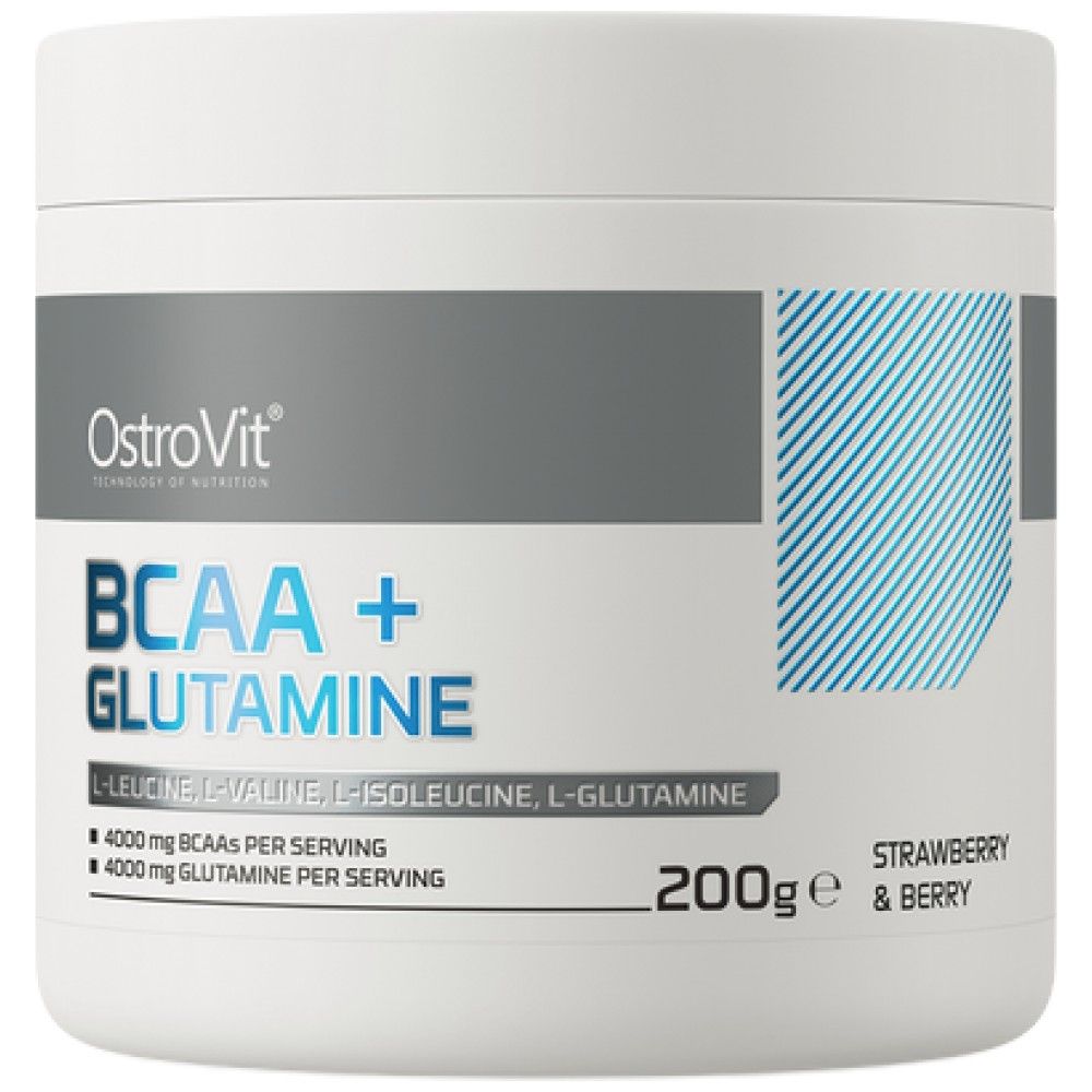 BCAA + glutammina in polvere - 200 grammi