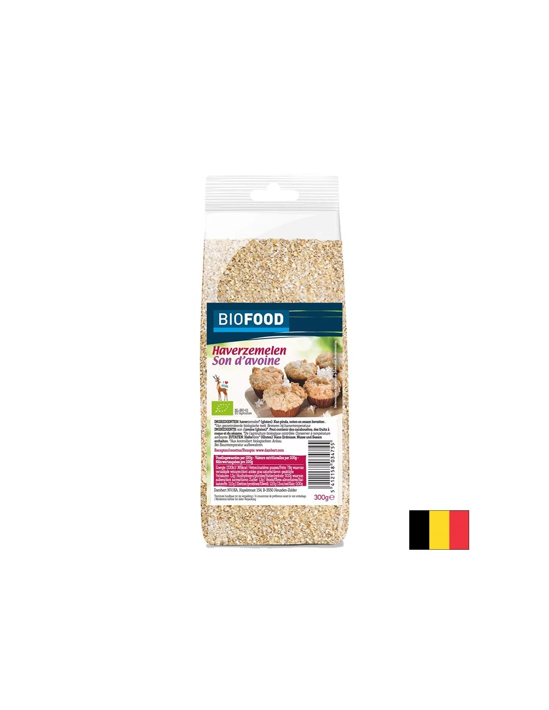 Bio di crusca di avena, 300 g