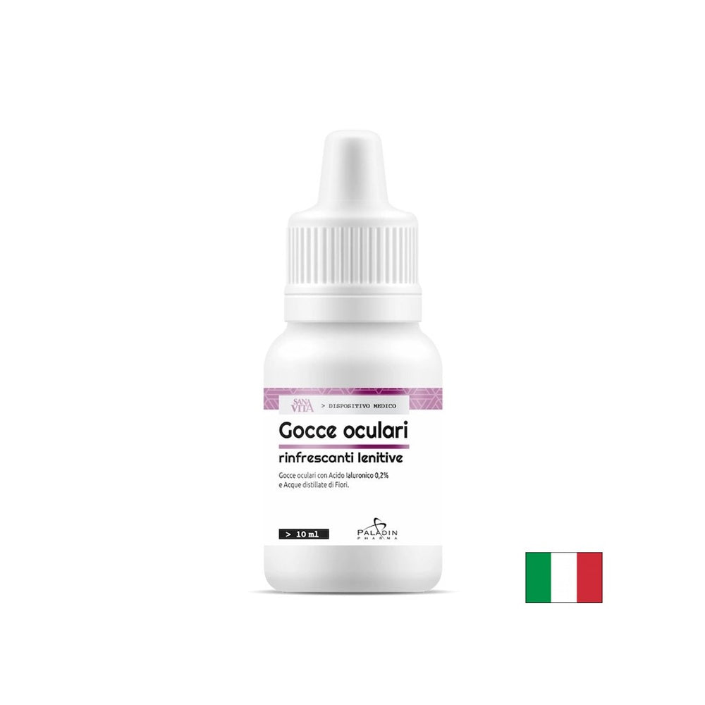 Colli per gli occhi idratanti con acido ialuronico (quando si utilizza lenti a contatto), 10 ml