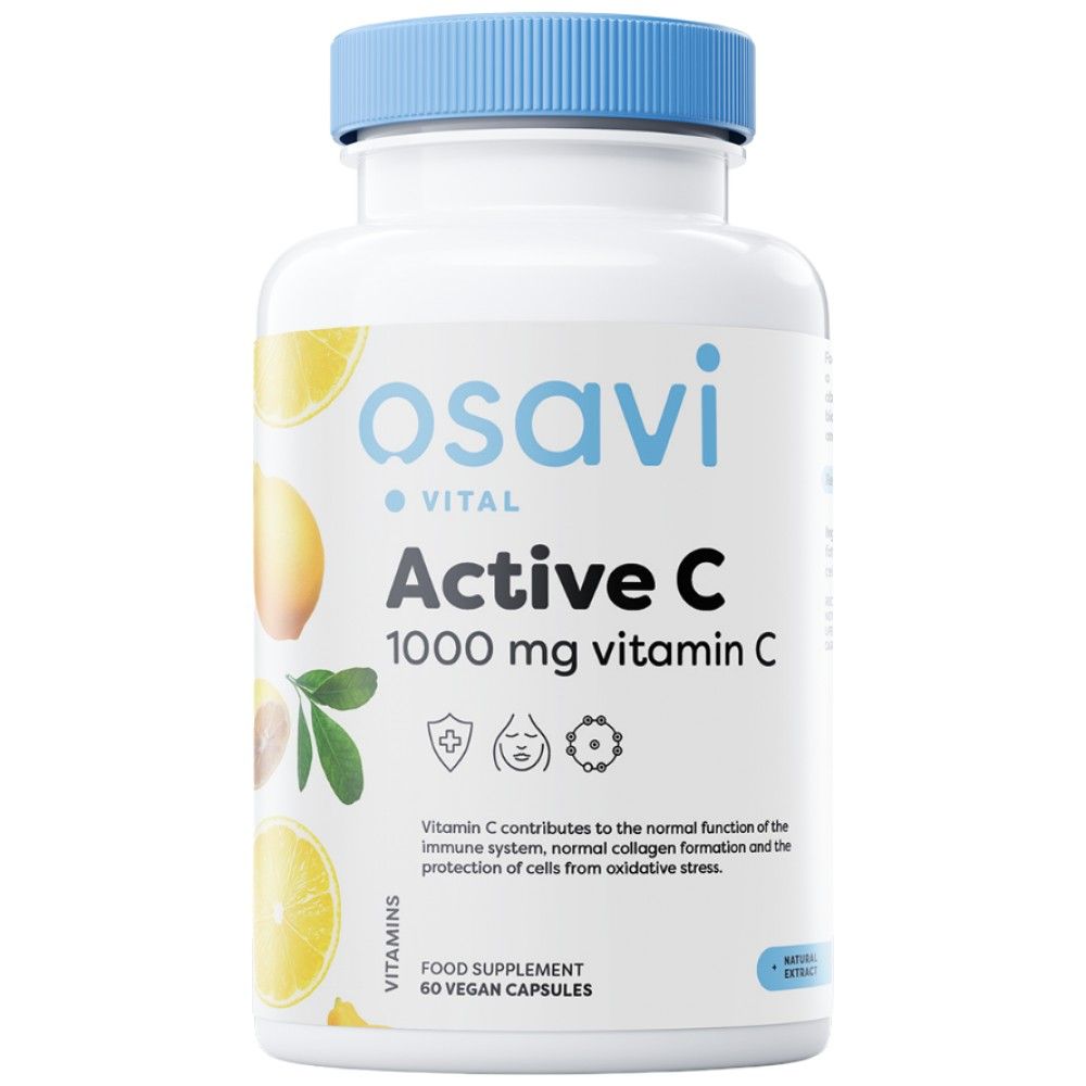 Active C 1000 mg | Pureway -C® con agrumi bioflavonoidi e acerola - 60 capsule