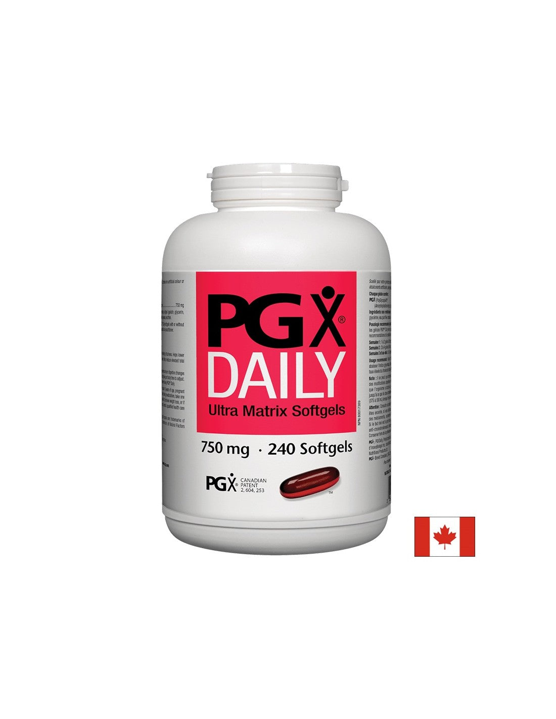 PGX Daily/Ultra Matrix Softgels 750 mg - 240 Softgels