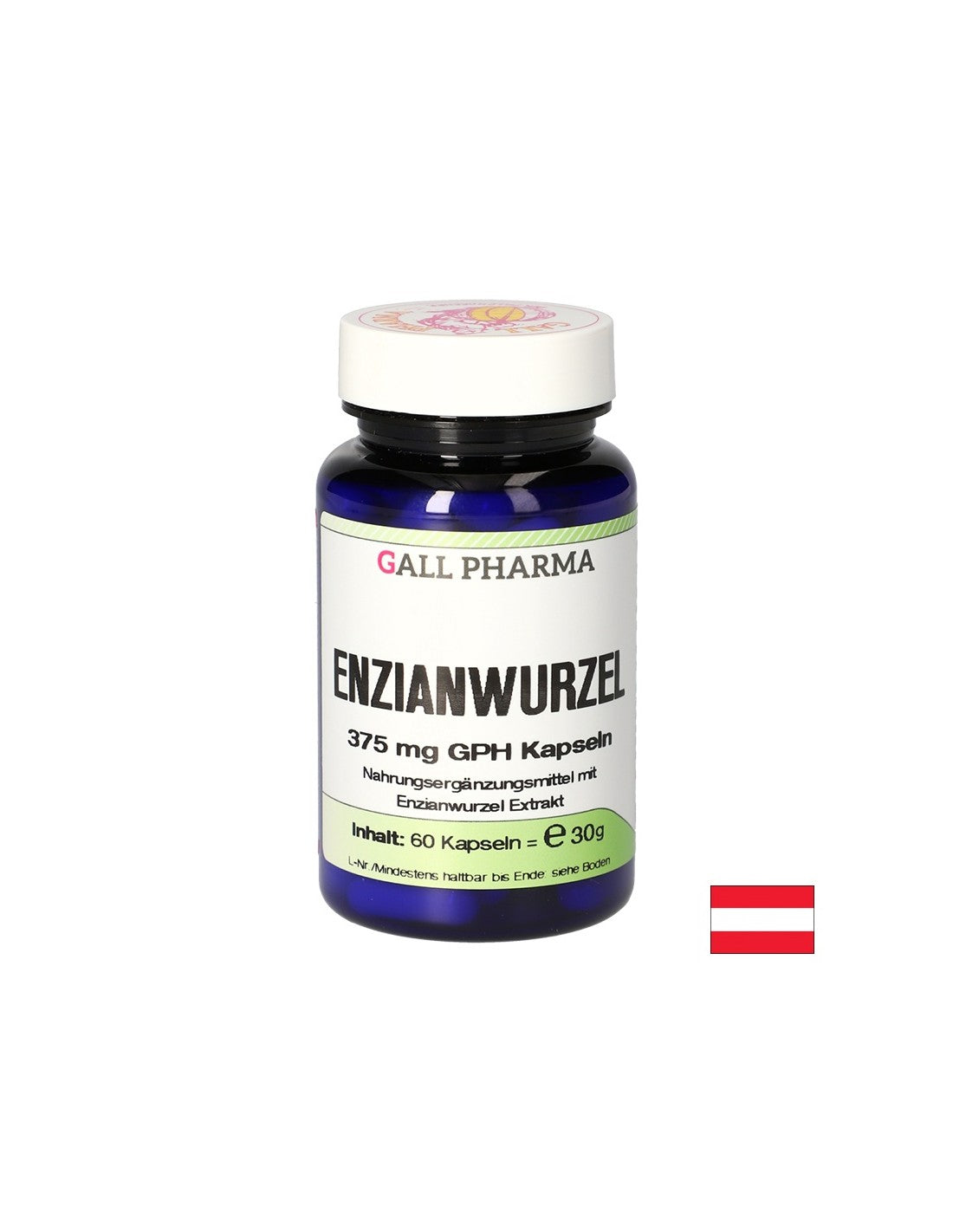 Migliora la digestione - genziana (estratto di radice), 60 capsule