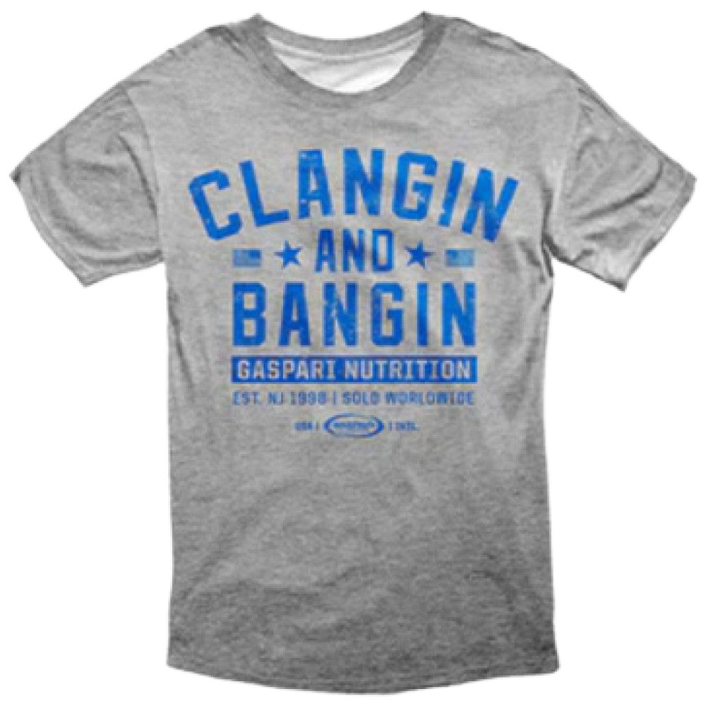 T-shirt Clangin e Bangin | Grigio