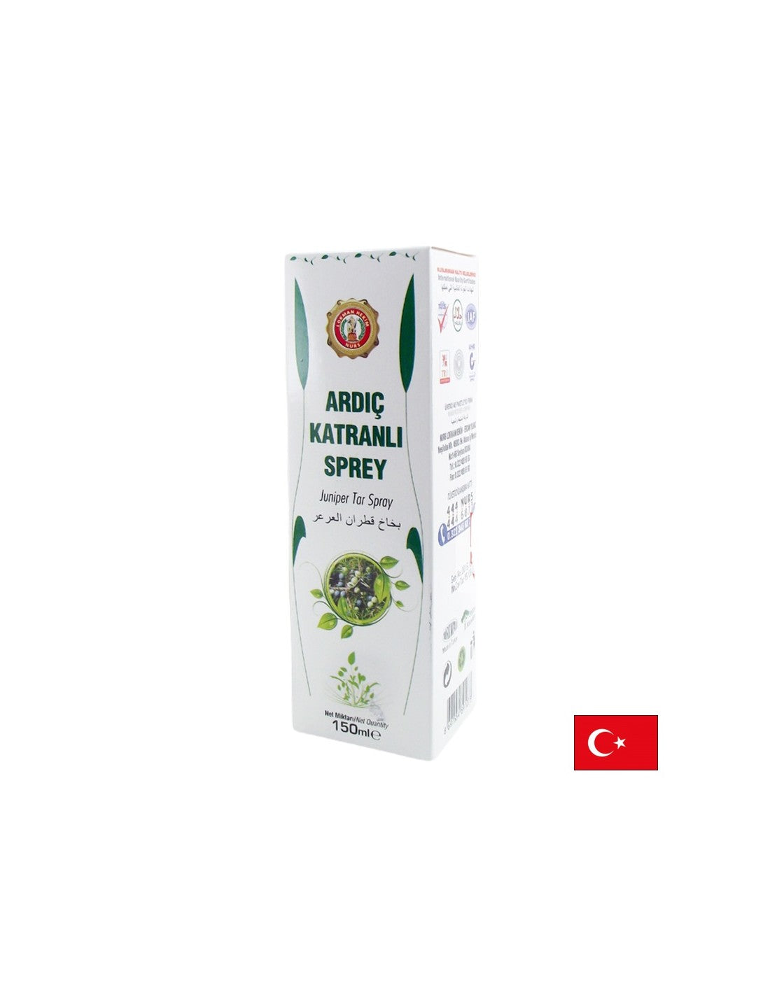 Olio di catrame di ginepro rosso - irritazione della pelle, spray, 150 ml