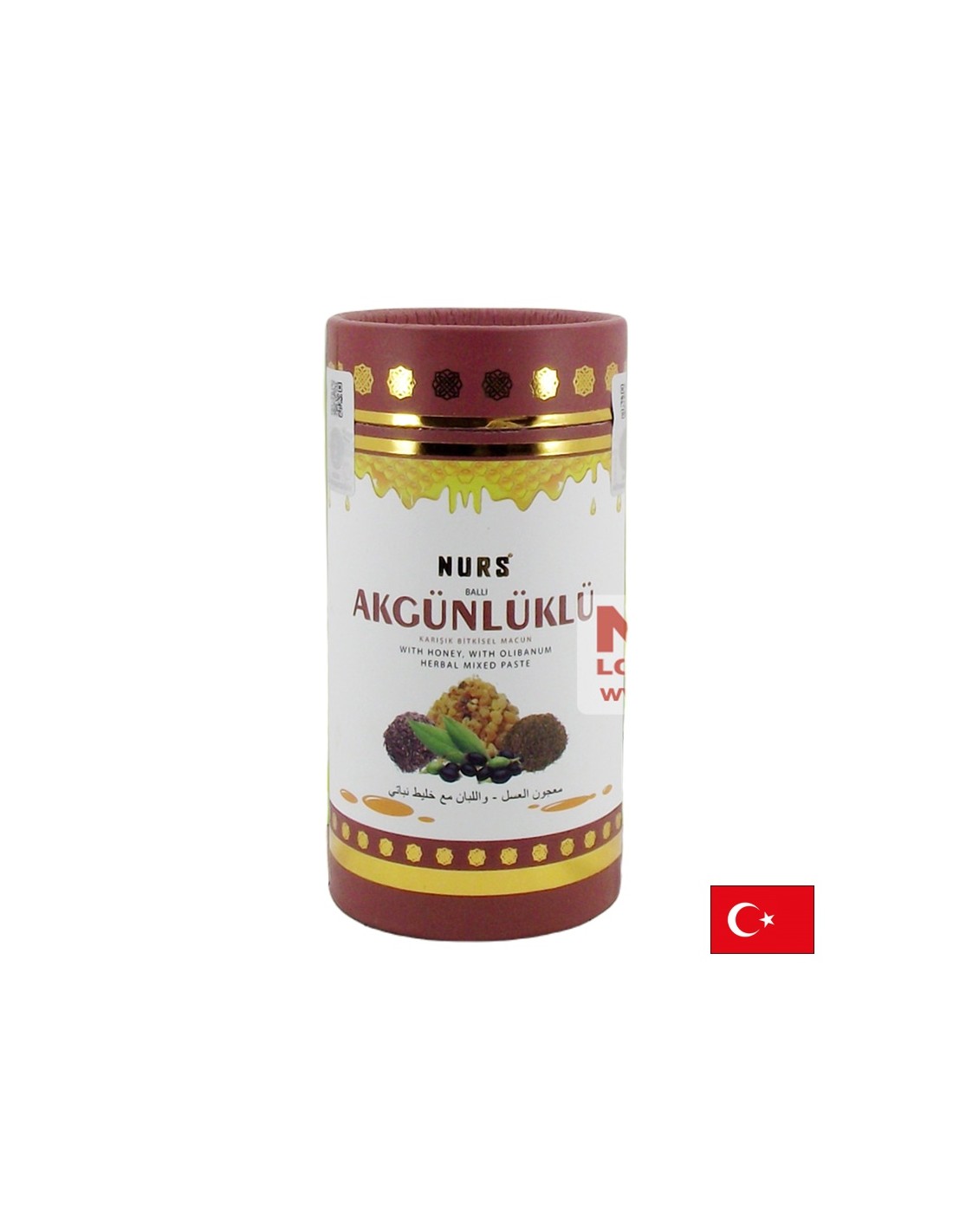 Pasta a base di erbe con miele e olio di incenso - per mal di stomaco, 400 g