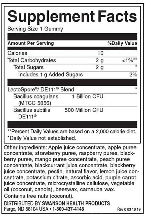 Gummie probiotiche - Frenzy fruttato 1,5 miliardi di gummies CFU 90