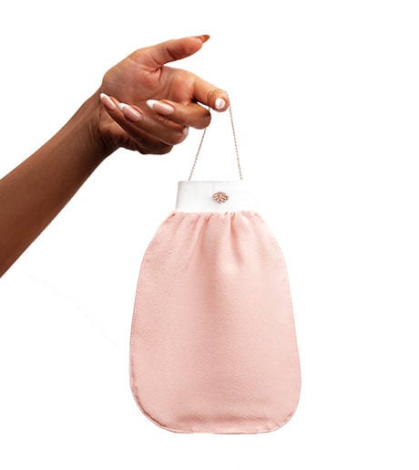 MITT esfoliante premium al 100% di seta di alta qualità