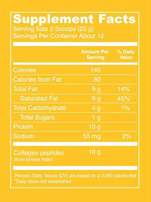 Creamer di collagene/Coffee Keto Peptidi di collagene - 293 grammi