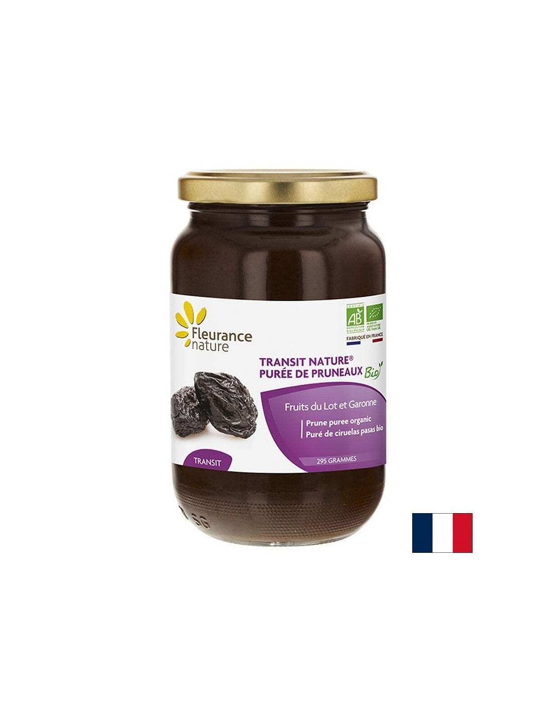 Punune Puree Transit Nature - Organic, 295 G Fleurance Nature