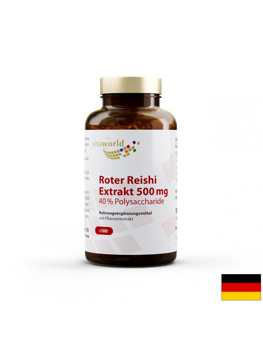 Roter Reishi Extract/Reishi Reishi 500 mg, 100 capsule