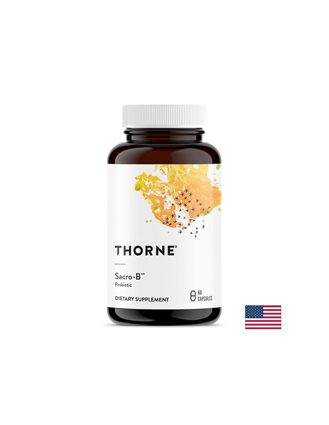 Saccharomyces Bullardi saccro-b ™ probiotico, 5 miliardi di probiotici attivi x 60 capsule