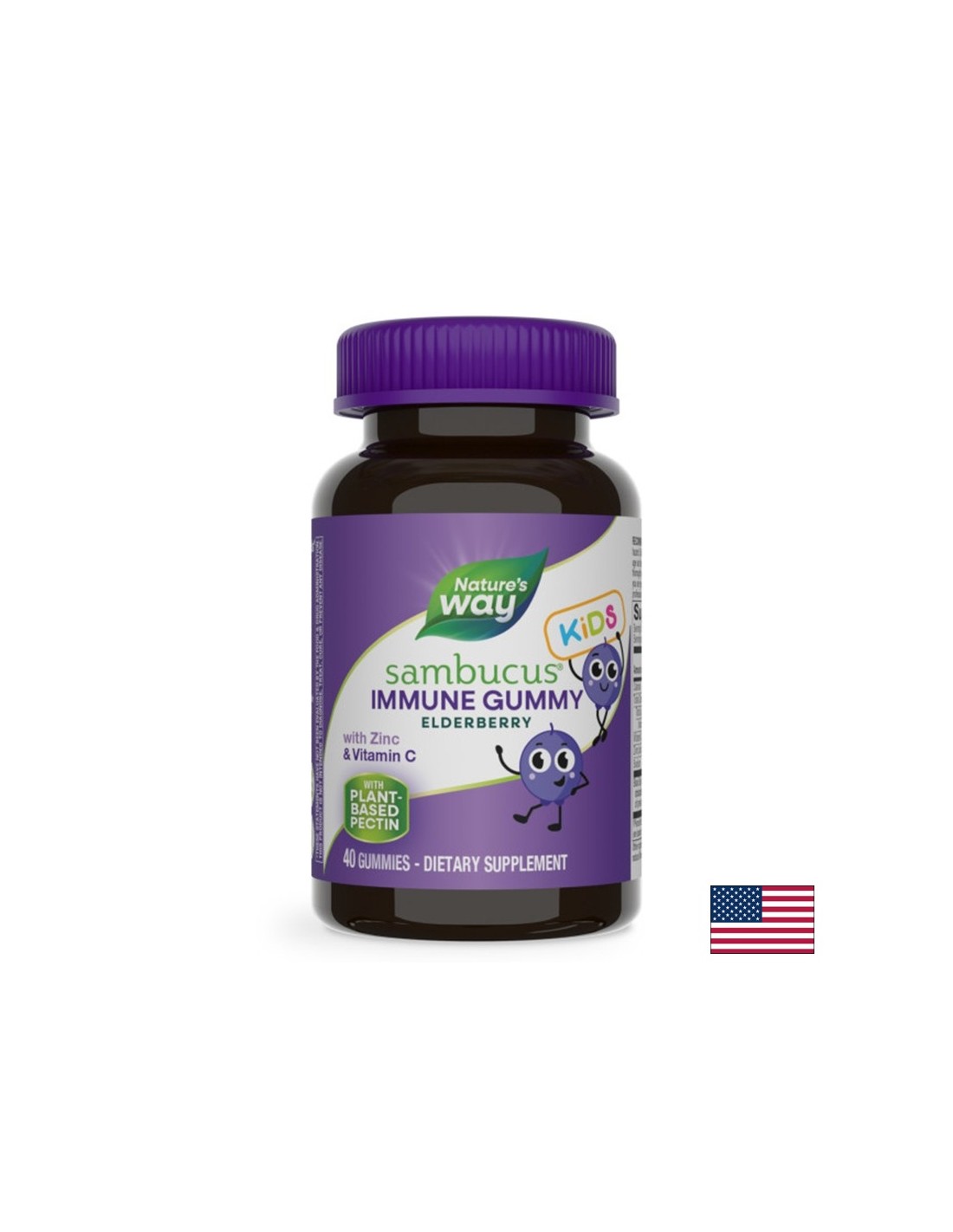 Sambucus for Children Gummy immun (con vitamina C e zinco), compresse da 40 gel