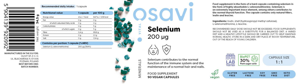 Selenio 200 mcg - 90 capsule