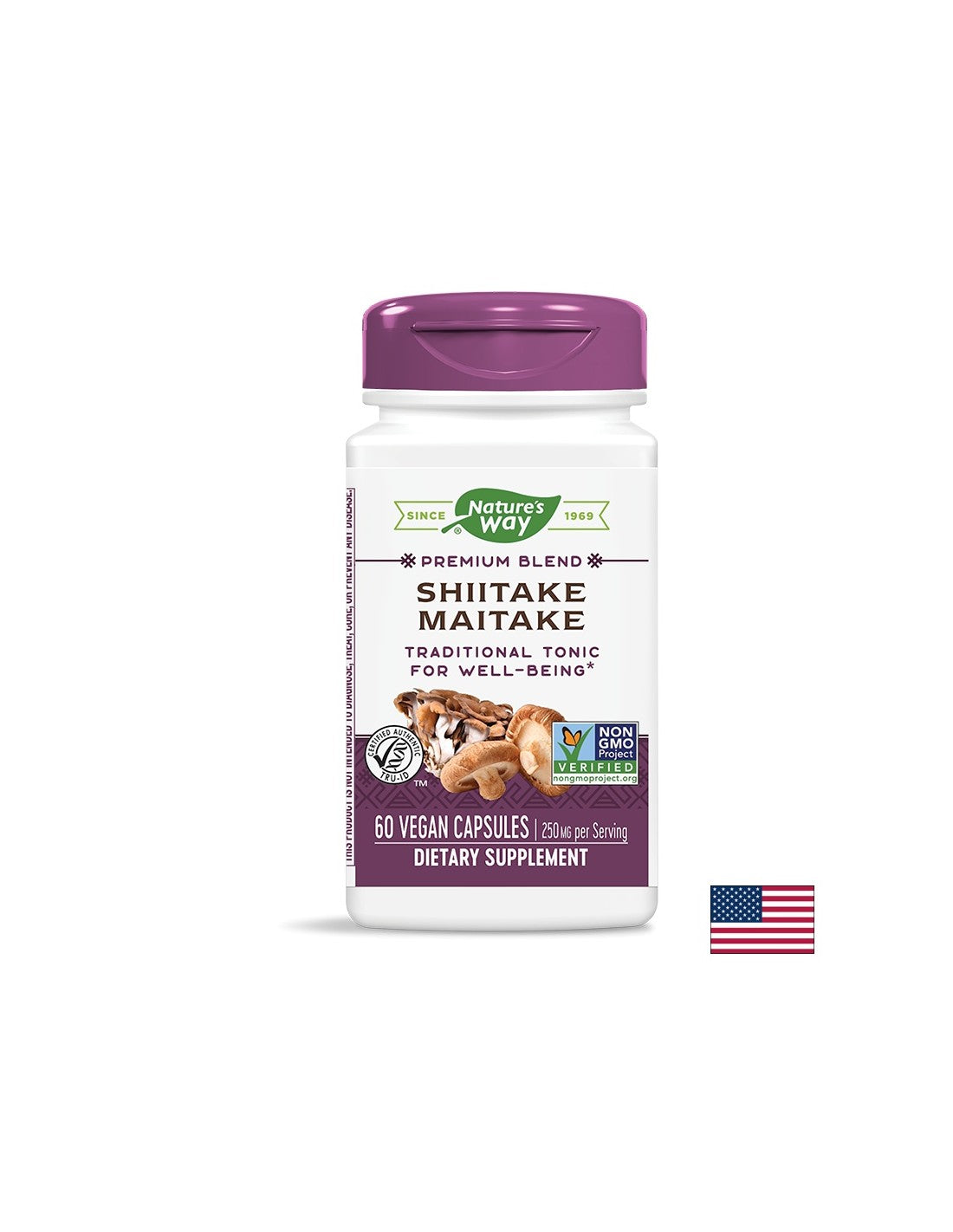 Shiitake e maitake 250 mg - 60 capsule