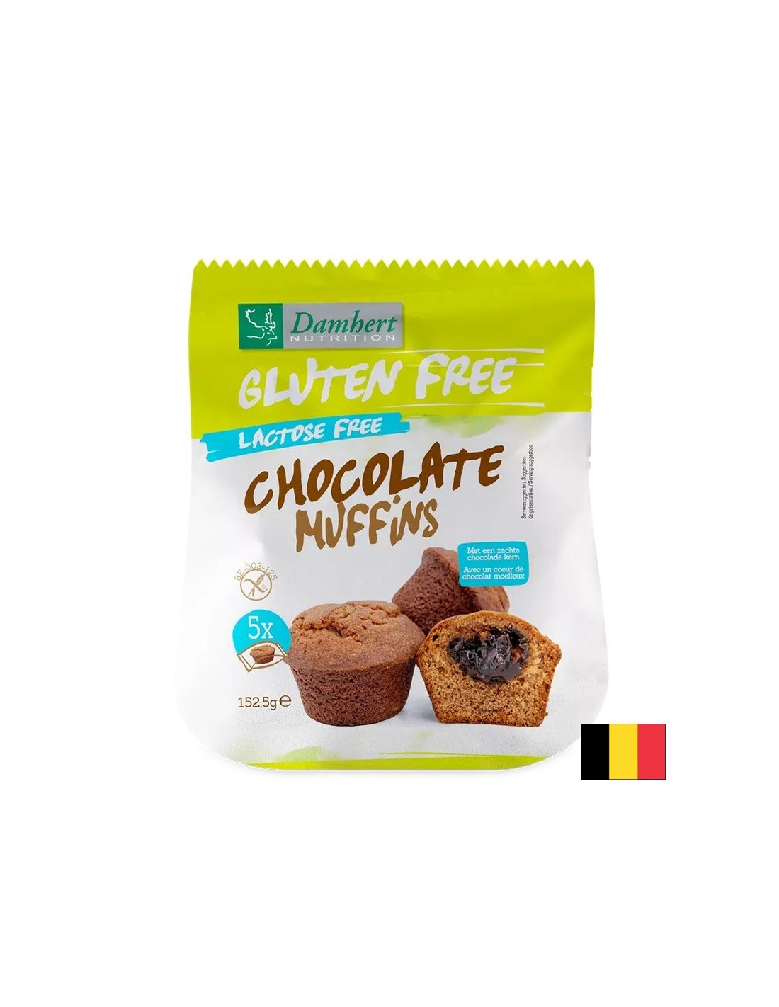Muffin al cioccolato (glutine e lattosio), 152 g