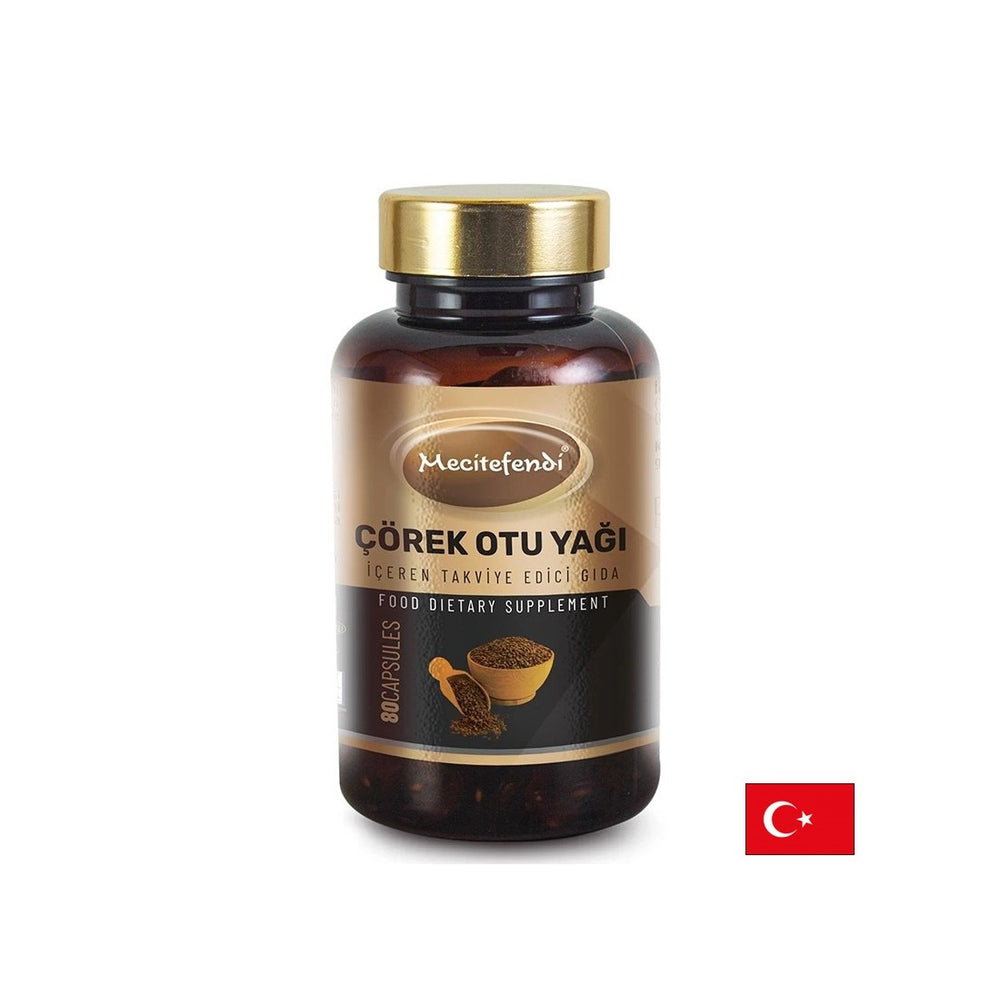 Cumino nero (olio di semi) - Immunità e sistema respiratorio, 1000 mg, 80 capsule per 40 giorni di assunzione