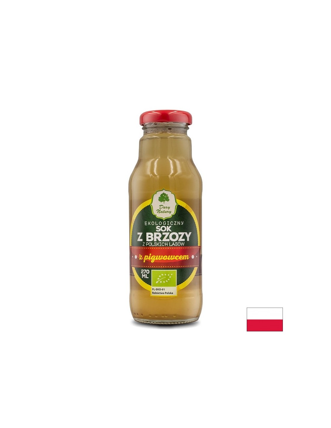 Succo organico di betulla e mele cotogne - per ritenzione fluida e indigestione, 270 ml