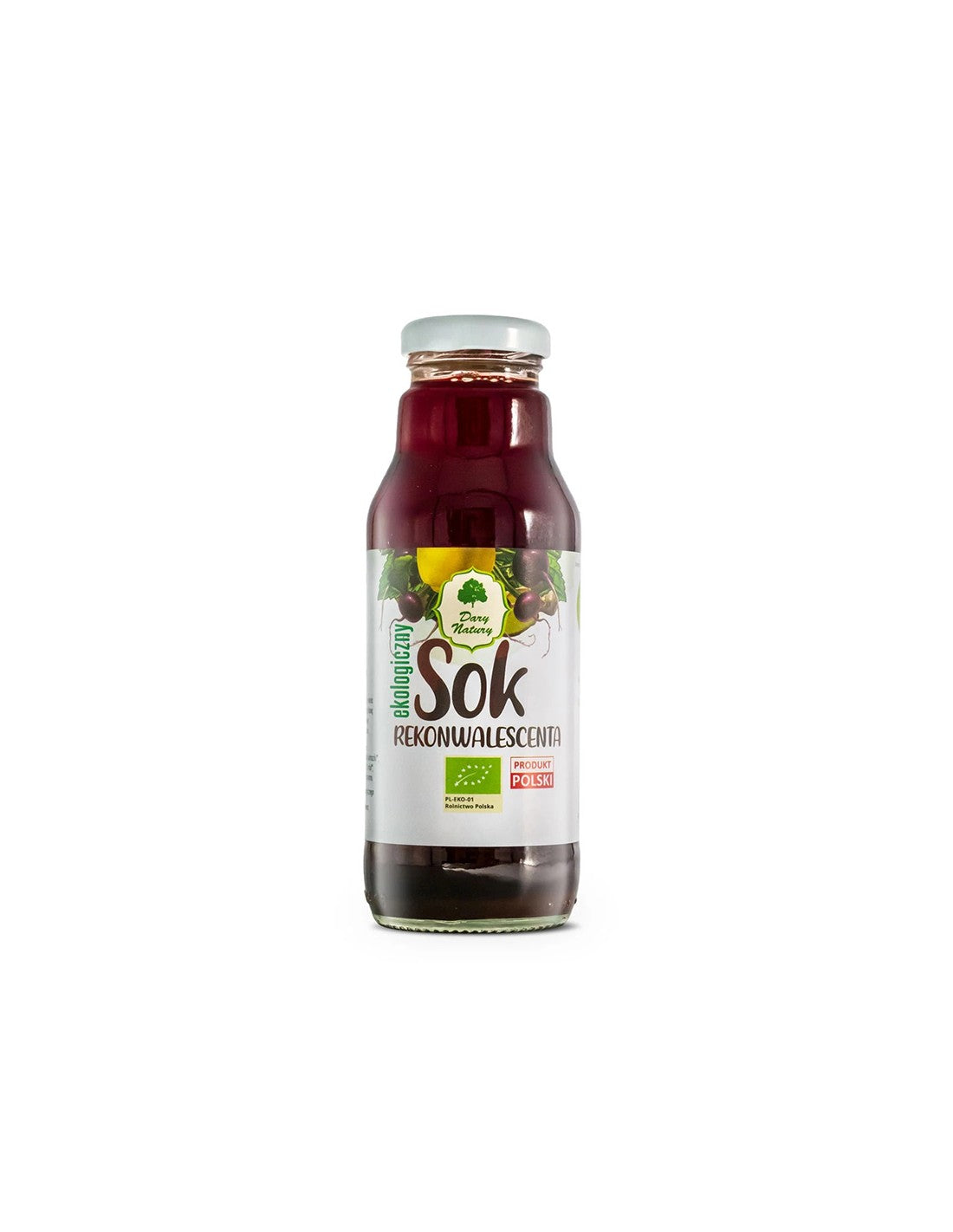 Organic juice - vitamin cocktail - Beetroot, quince, nettle, parsley, ginger, honey, 270 ml Dary Natury - Nutra Best Europe