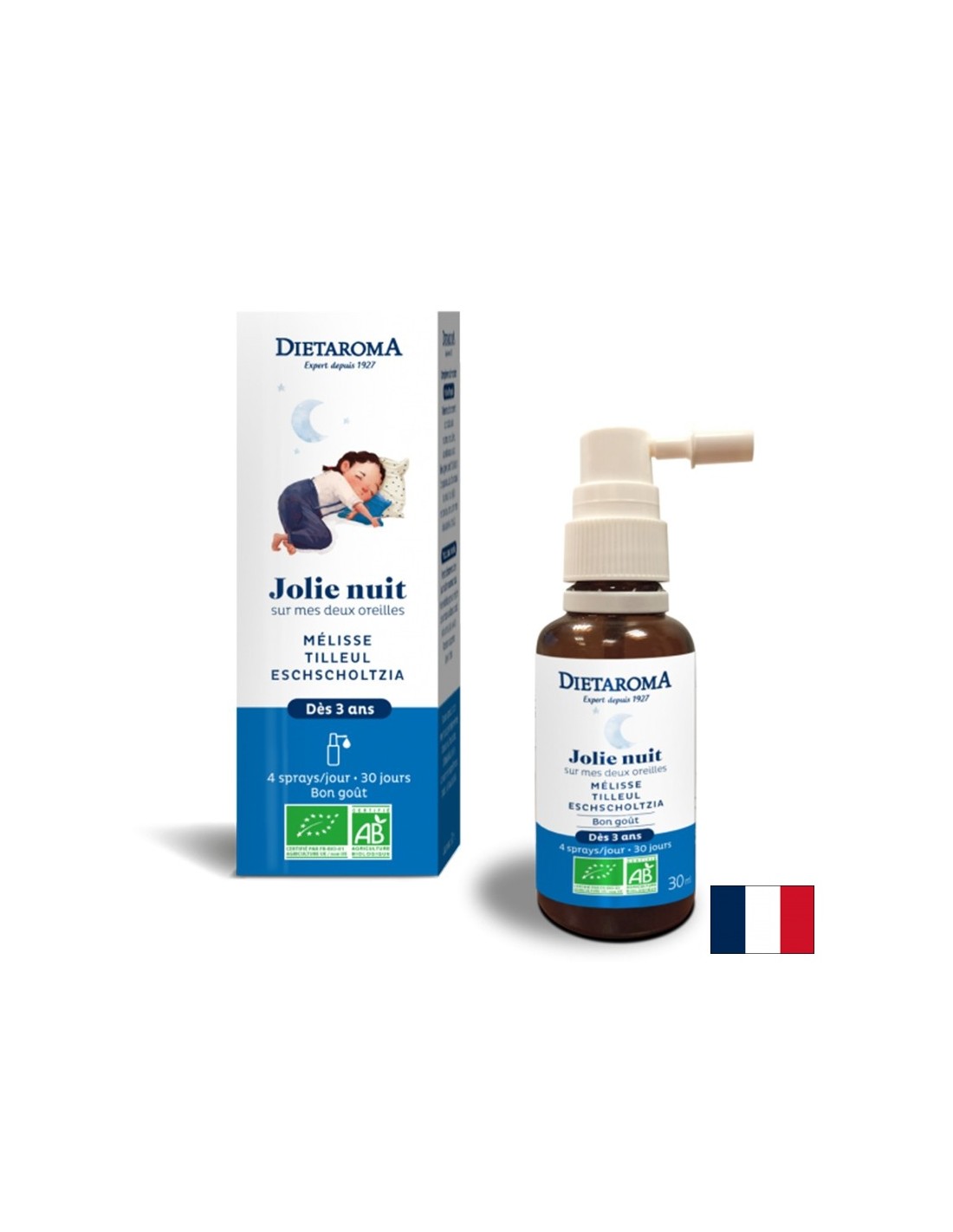Sonno pacifico (per bambini e adulti), 30 ml di spray orale