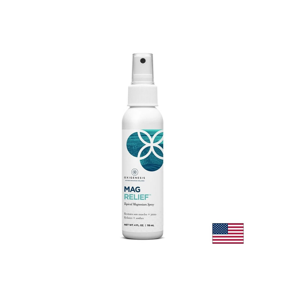 Spray per il corpo di rilievo di magnesio e minerali marini, 120 ml