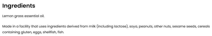 Olio di citronella essenziale - 15 ml
