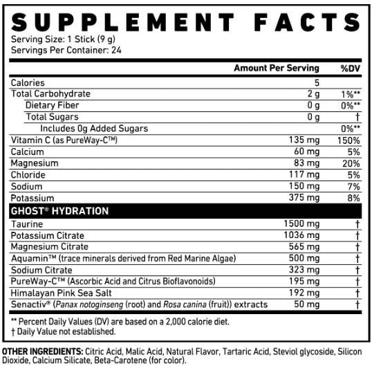 Stick di idratazione | con elettroliti+ - 24 x 9 grammi