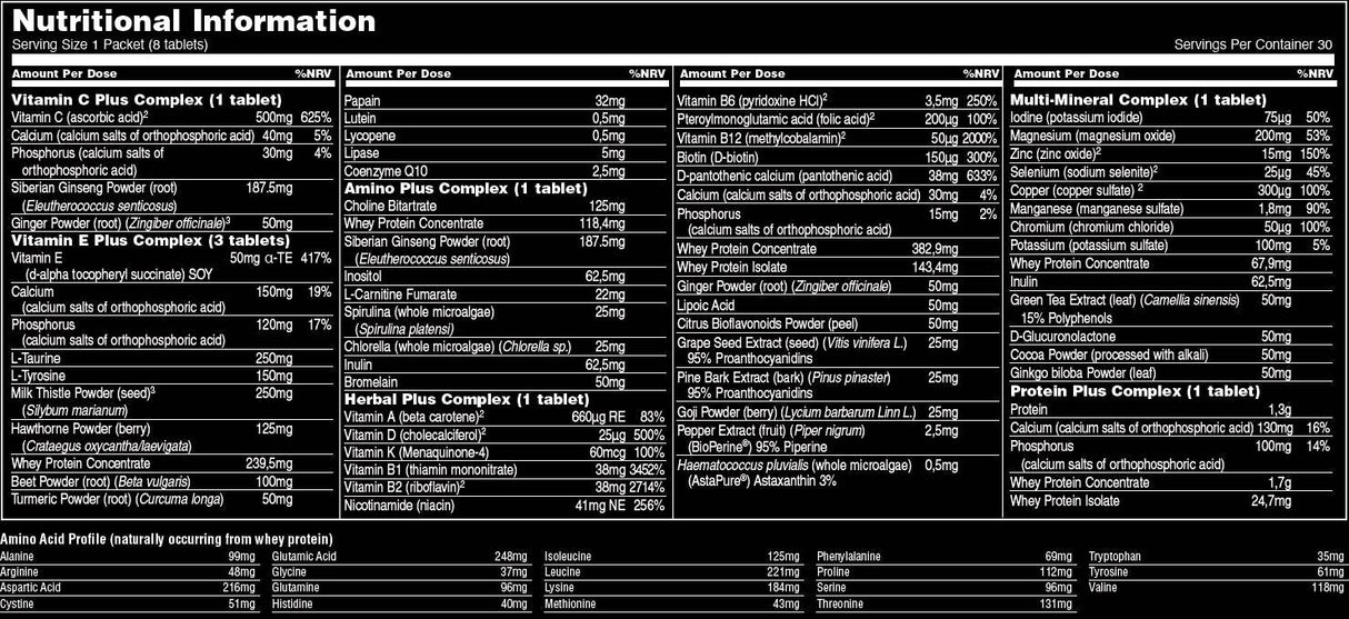 Animal Pak - 30 pacchetti