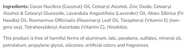 Stick deodorante di lunga durata - lavanda rinfrescante - 62 grammi