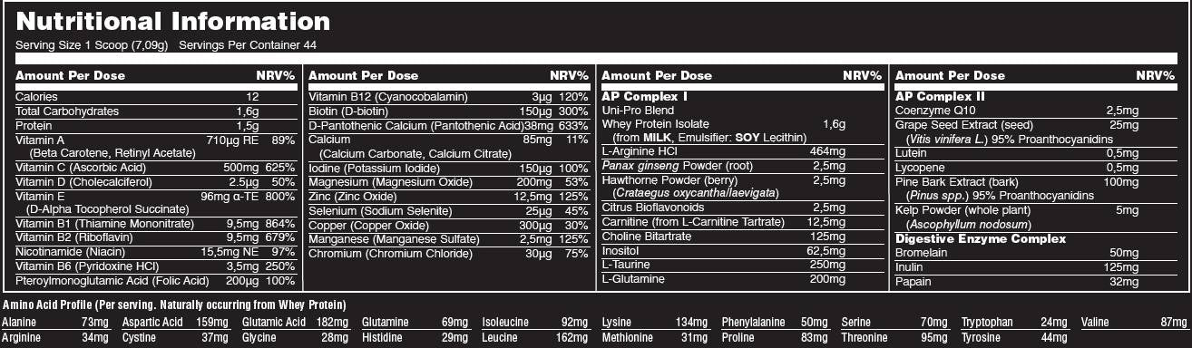 Animal Pak Powder - 344 grammi