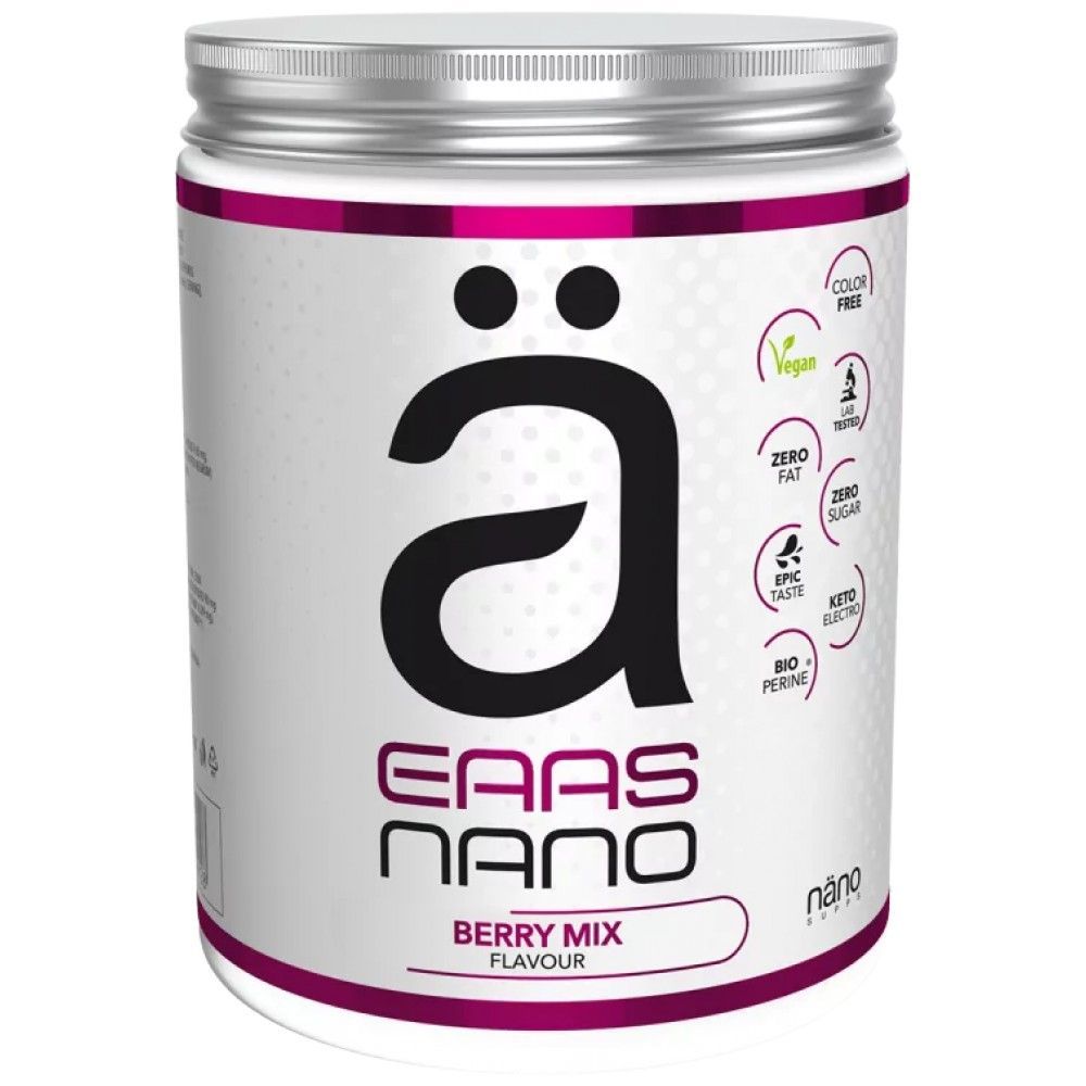 EAA Nano | con elettroliti & Bioperine - 420 grammi