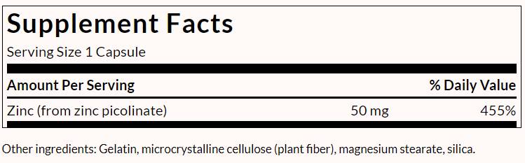 Zinco extra di zinco picolinato 50 mg - 60 capsule