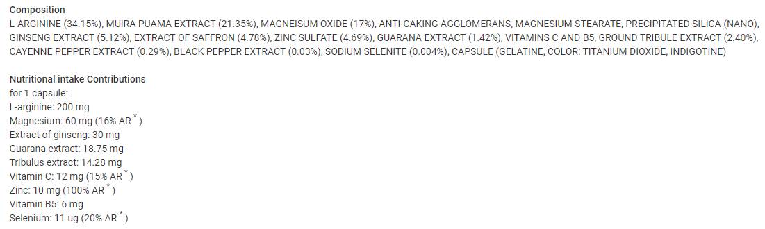 Caps cronoerect | Performance sessuale - 4 capsule