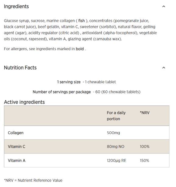 Gummies di collagene - 30 Gummies