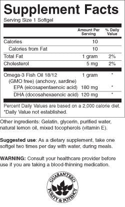 Fusto di limone Omega 3 1000 mg - 150 capsule gel