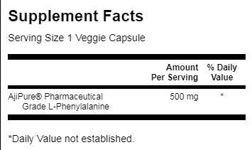 Ajipure L-fenilalanina 60 Capsule