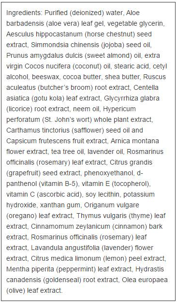 Crema per le gambe vene essenziali 118 ml