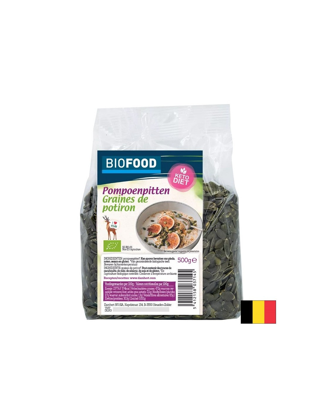 Semi di zucca biologici, 500 g