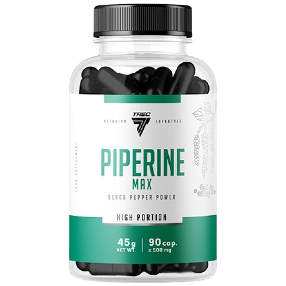 Piperine Max 35mg | Potenza al pepe nero - 90 capsule