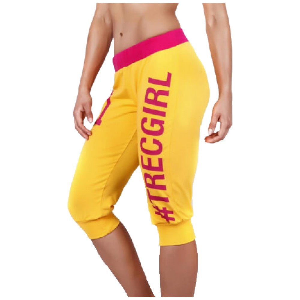 3/4 pantaloni tgirl 01 giallo