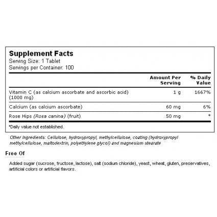 Vitamina C tamponata 1000 mg 100 compresse
