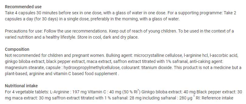 Super sesso | Stimolante sessuale - 60 capsule